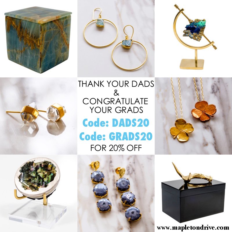 MapletonDrive's tweet image. Celebrate Fathers Day and Graduation with our special 20% sale! #sale #fathersday #graduation