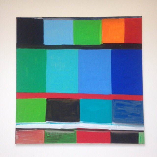 PluspaceProject's tweet photo. Stanley Whitney at the @Lisson_Gallery was fantastic, great to see a substantial body of his work in the UK #finally https://t.co/hmYAQKrWfE