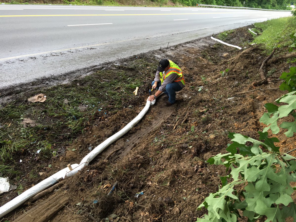 Highwayenv's tweet photo. Updates from last night and this morning. https://t.co/AkLEpuffrr