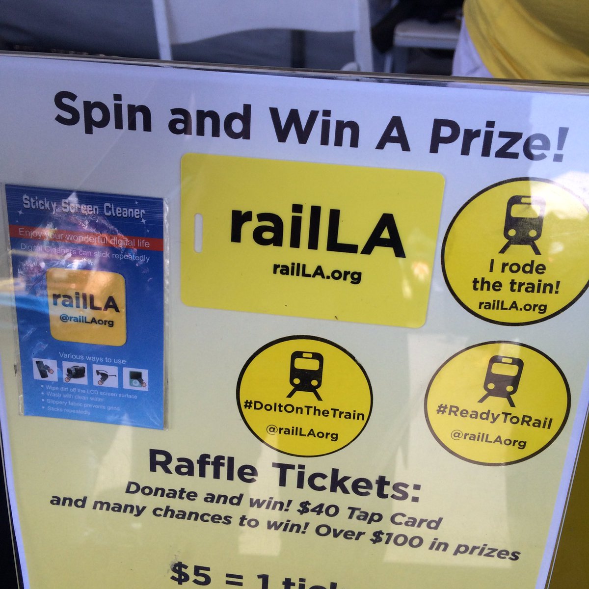 railLAorg's tweet photo. Final raffle of the day starts in 8 mins! #expoline #readytorail https://t.co/C35hKuCLxU