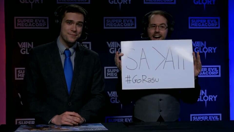 itsmirotic's tweet photo. Haha very funny casters! 😂😂
#GoRaSu https://t.co/dpJkVdtMDN