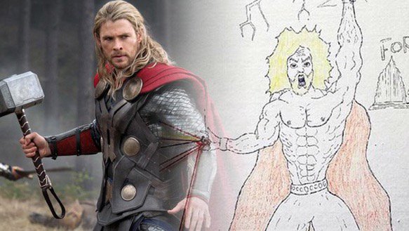 ComicBook's tweet photo. .@chrishemsworth Redesigns THOR'S Look - https://t.co/w50OnbulNE https://t.co/LiVuSQbMV6