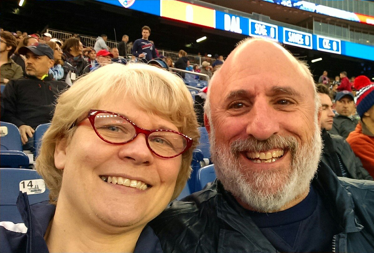 Great night to be at Gillette Stadium! GO REVS!! ⚽ Happy Birthday, Peter! #nerevsgame