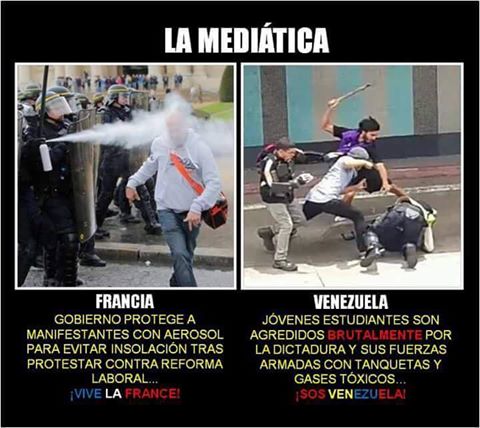 trotskyc2005's tweet photo. CONTRASTES ENTRE POLICIAS Q SE HACEN RESPETAR Y POLICIAS Q SON APALEADOS!! https://t.co/kZeWQdPAbg