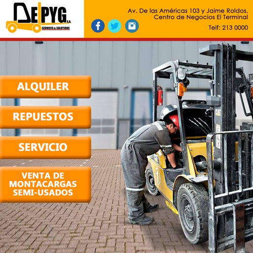 Delpyg_ec's tweet photo. Todo lo que necesitas lo tiene #DELPYG 
#Forkflift #montacargas #cat #yale #toyota https://t.co/KOqZ7KL4VZ