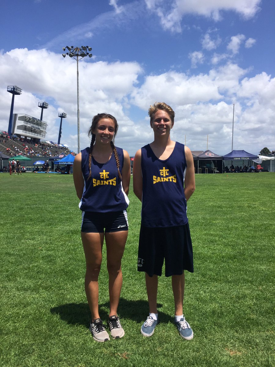 CLTrackandField's tweet photo. Congrats to Megan on her 7th place finish in the LJ &amp; Aaron on his 5th place finish in the PV! Ecc4:12 @CLSHS #CIF https://t.co/1fxX3wQwH5