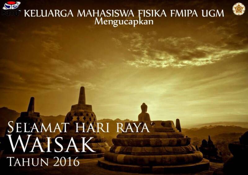 kmf_ugm's tweet photo. Selamat Hari Raya Waisak 2560!

Happy Vesak Day!

'Sabbe Satta Bhavantu Sukhitatta'

🏮🏮🏮 https://t.co/DHXCELWFww