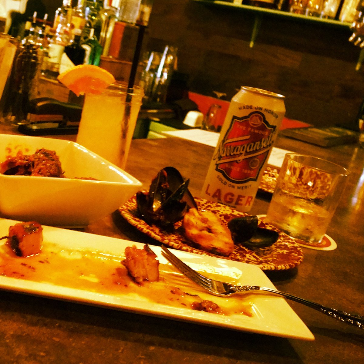 danzoni's tweet photo. Celebrated World Whisky Day at Project Social in Bar Harbor, Maine . #worldwhiskyday #projectsocial #barharbor https://t.co/IsUL6JWtaa
