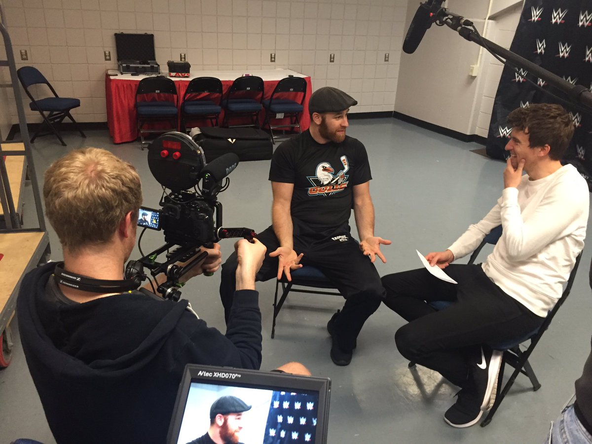 StarstruckCorp's tweet photo. Big thanks to #WWE for a great day filming in Albany. Amazing behind-the-scenes action coming to @BBCiPlayer soon! https://t.co/2dA8mClQzd