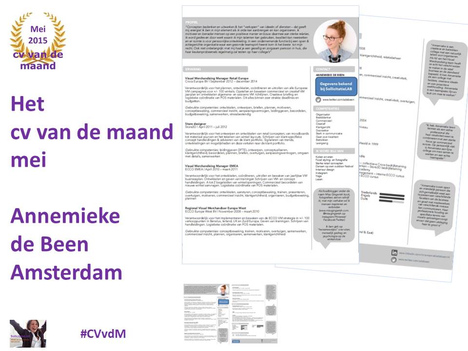 SollicitatieLAB's tweet image. #Zondagcvdag
Vorig jaar was het cv van @adebeen het cv van de maand mei. Jij dit jaar? sollicitatielab.nl/website/de-60-…