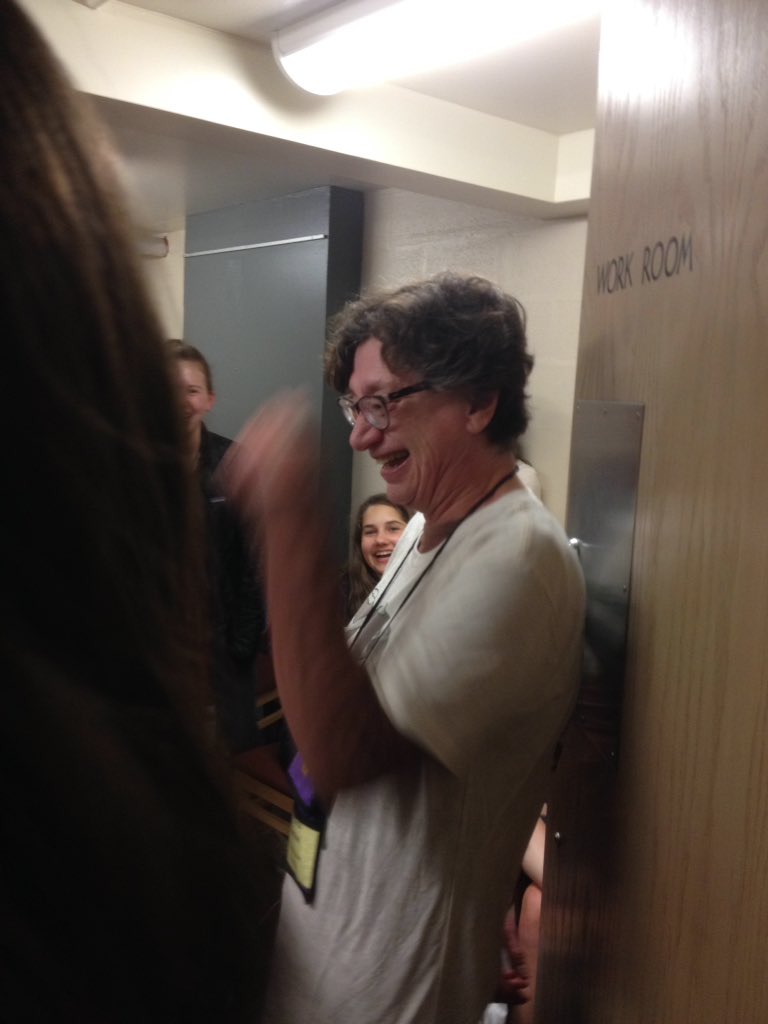 EllisLatin's tweet photo. #jcellis hosts a goodbye party for Dr. J! #ellisgirl https://t.co/WzDXbPwNAn