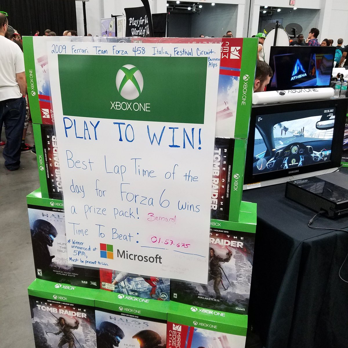 FM6 GameStop booth Challenge at Tidewater Comicon CjCGbIWWEAAD6PM