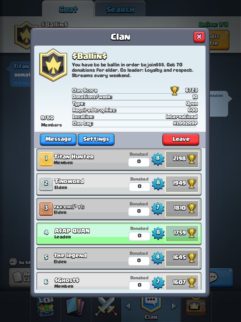 ClashWithGopes's tweet image. This is my clan. Please join it. We can also start making tournaments