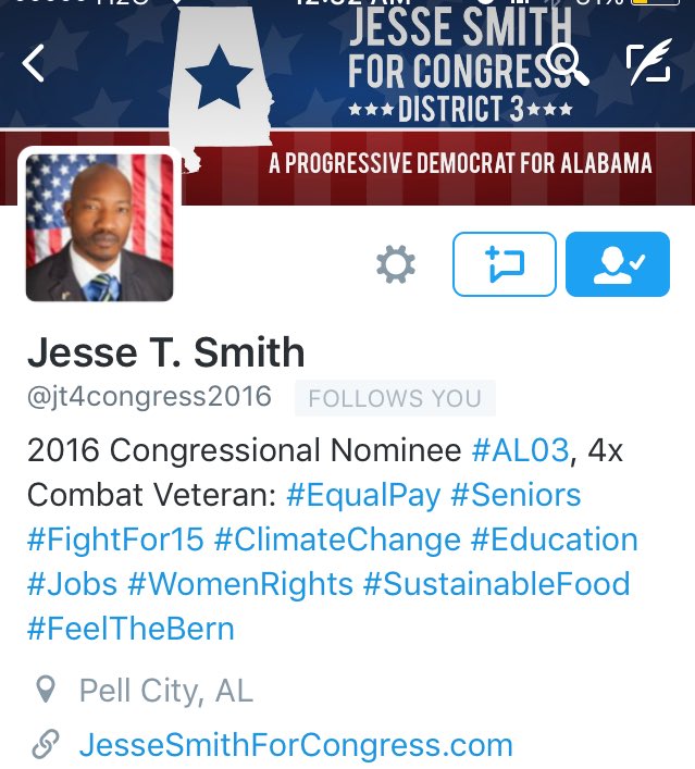 Bernieforny2016's tweet photo. WE NEED 2clean out house& elect REAL, HONEST PROGRESSIVES! Like @jt4congress2016
#NotMeUs #FeelTheBern #JesseTSmith https://t.co/Dd5WdnPQen