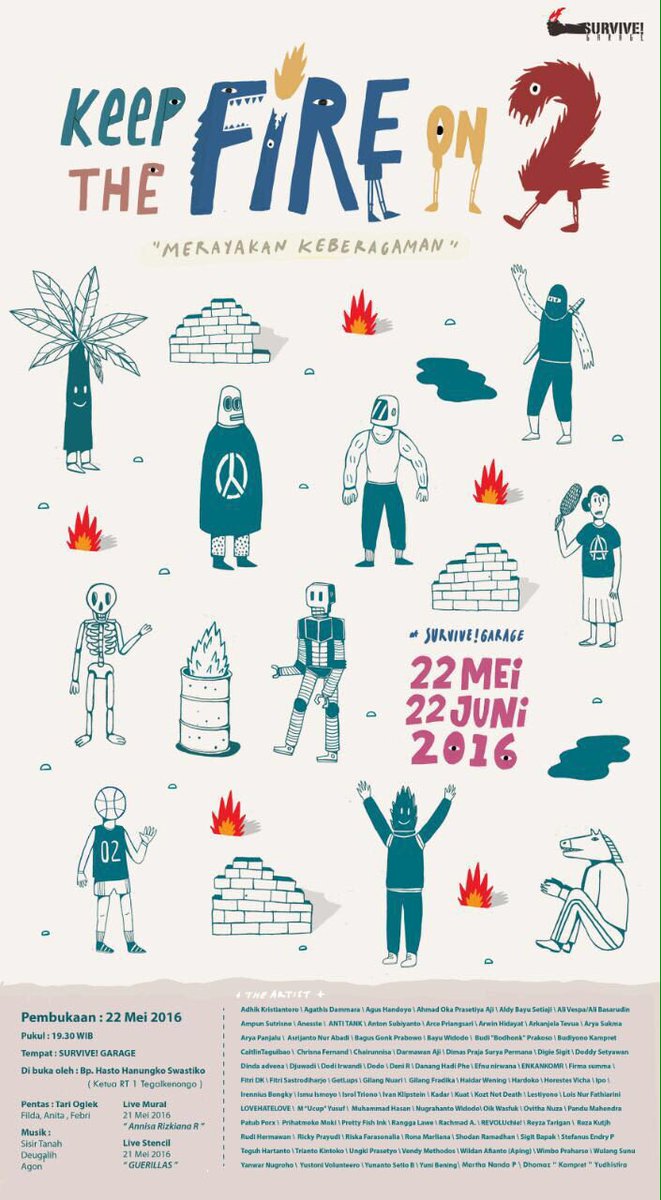 Malam ini mjd momment terbesar bagi kami. Seni Agawe Bregas. Datang bawa cinta dan persaudaraan🙏🏽