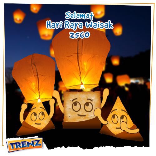 Trenzcrackers's tweet photo. Selamat Hari Raya Waisak bagi Trenzetter yang merayakan, semoga tahun ini dan ke depannya jadi lebih baik :) https://t.co/PTL5oymdkk