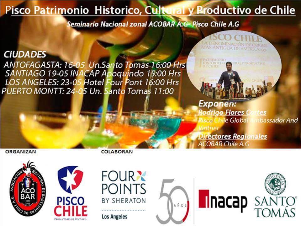 Seminario nacional de coctelería,completamente gratis infórmate y participa #bartending #Chile #Mixologia #ACOBAR