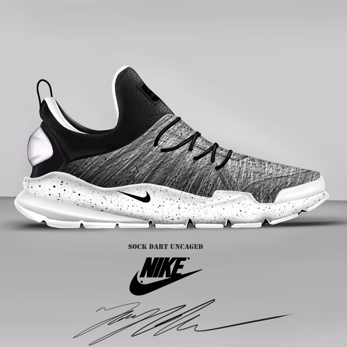 nike sock dart uncaged