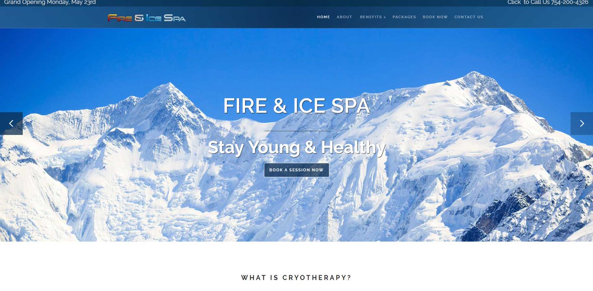 AllTechConcepts's tweet image. Fire &amp;amp; Ice Spa site is now live. Responsive web design for all devices.  fireicespa.com