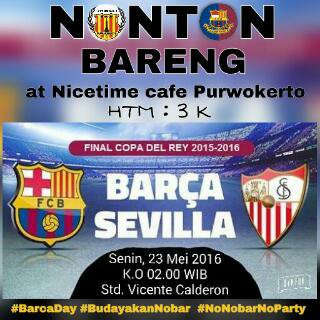 INDOBARCA_PWT's tweet photo. #NoBar #FinalCdR #FCBSevilla feat. @BarcaKroya
Cc: @infoPURWOKERTO @infobanyumas @infosuporter @Lokasi_Nobar https://t.co/cVt1AUo3Q8