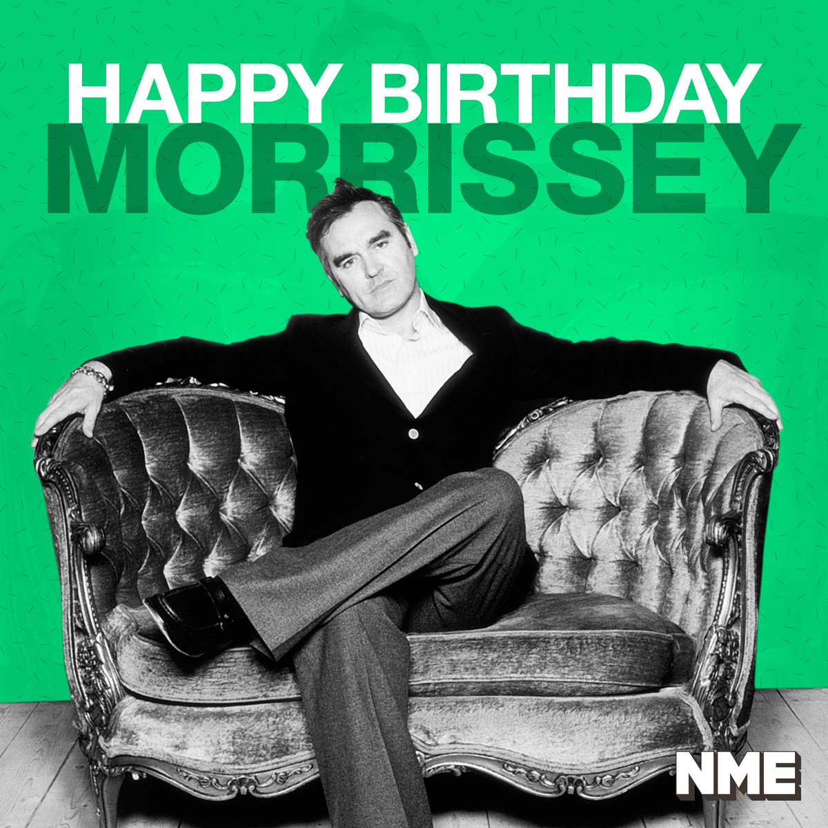 Moz turns 57 today! #HappyBirthdayMorrissey