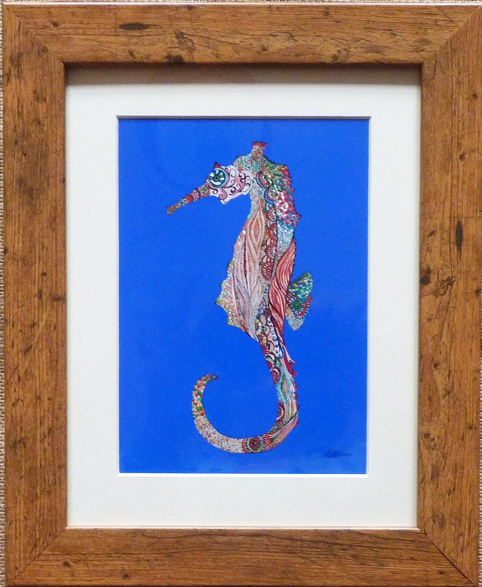 canvasbutterfly's tweet image. Seahorse Print Seahorse Painting Seahorse Illustration-&apos;Seahorse … etsy.me/1OQy4oe #Etsy #SeahorseDesign