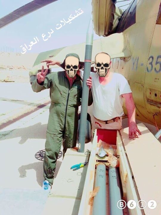 قيادة طيران الجيش العراقي تتسلم وجبه من الصواريخ الثقيلة CjD0ZujWYAA4MZR