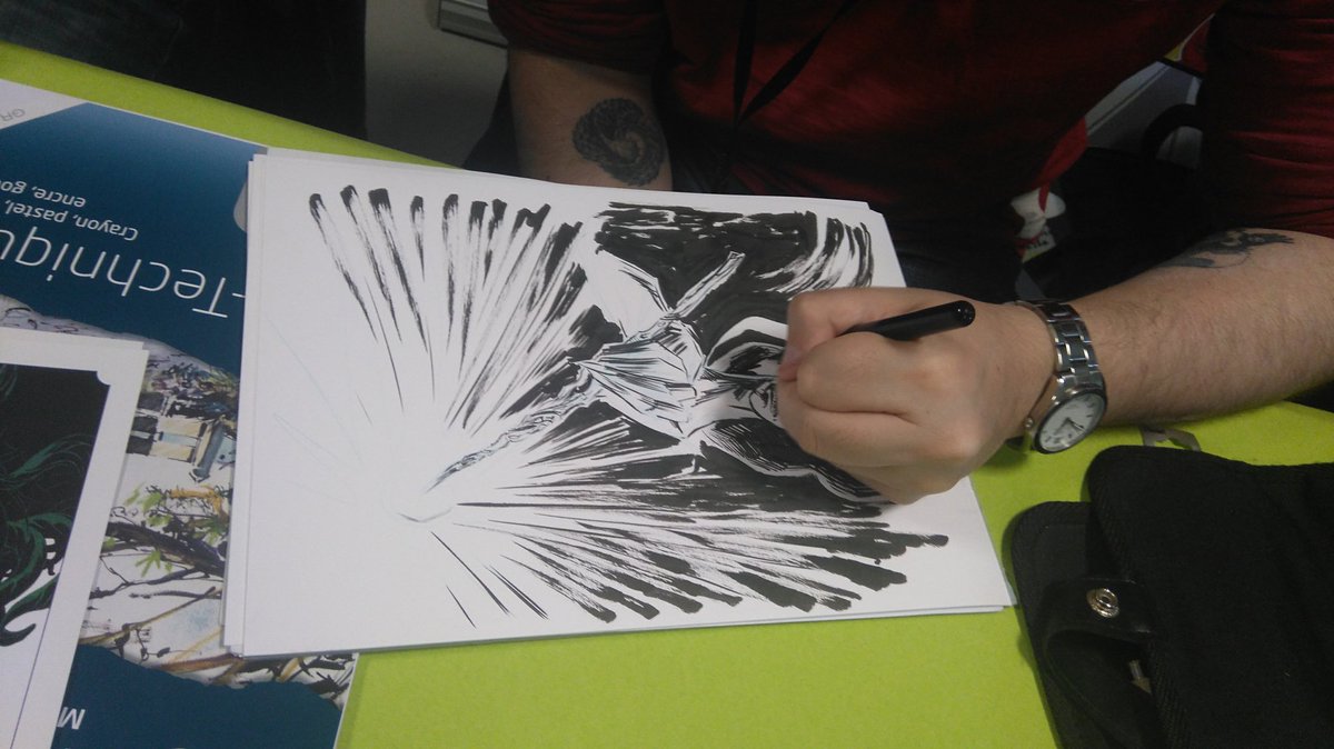 RayonVert_BD's tweet photo. Dessin de Josselin Billard #BD #festivalbd #Lerayonvert #Lerayonvert2016 #centresaintmichel #Volkrange #Thionville https://t.co/QTvP0ZdLsj