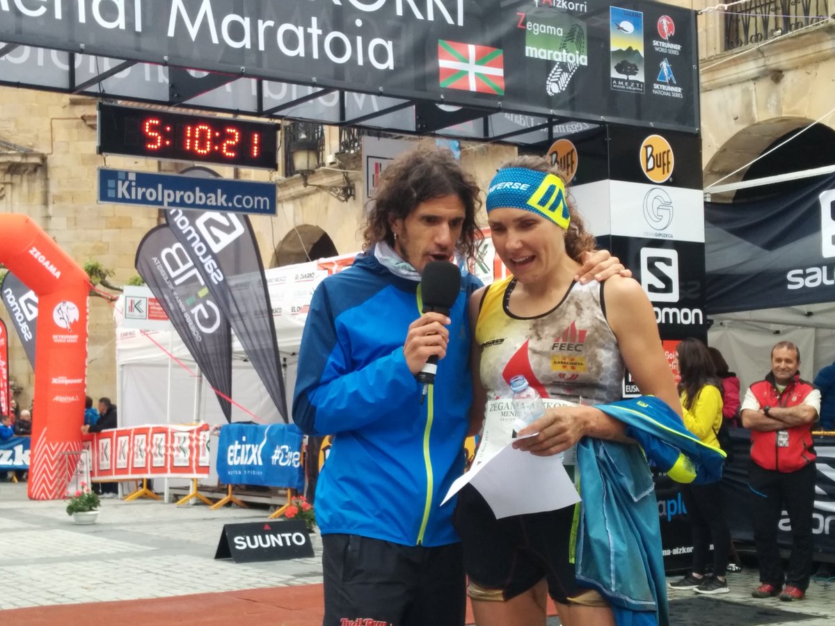 Gran sorpresa!! Marta Molist de la Selecció Catalana Curses per Muntanya #FEEC 4a plaça <a href="/ZegamaAizkorri/">Zegama Aizkorri</a>