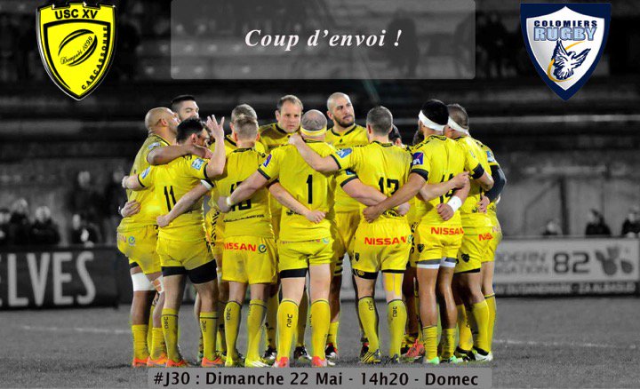 us_carcassonne's tweet photo. #uscusc - C'est parti à Domec ! https://t.co/4eHqWZ21uv