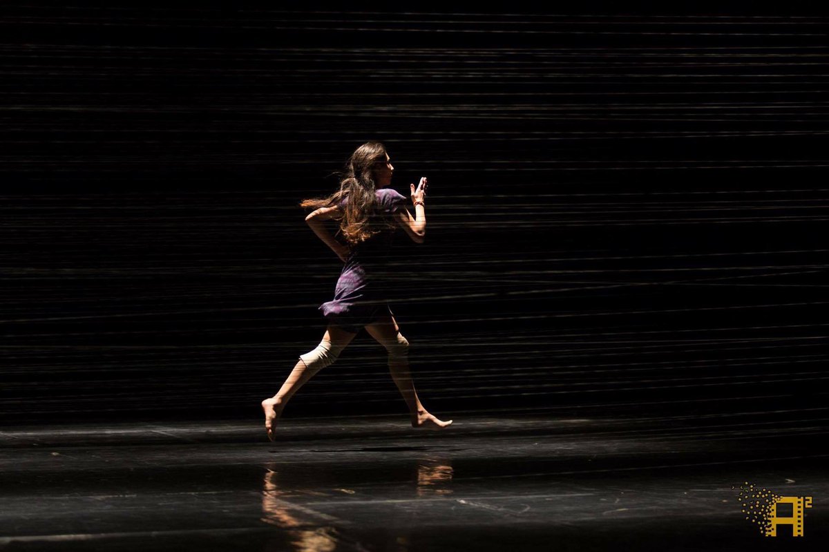 Natalie #MISKDanceCo performing with #ALIAS #dance company from #Switzerland. #SidewaysRain #ACDF2016 #Amman #Jordan