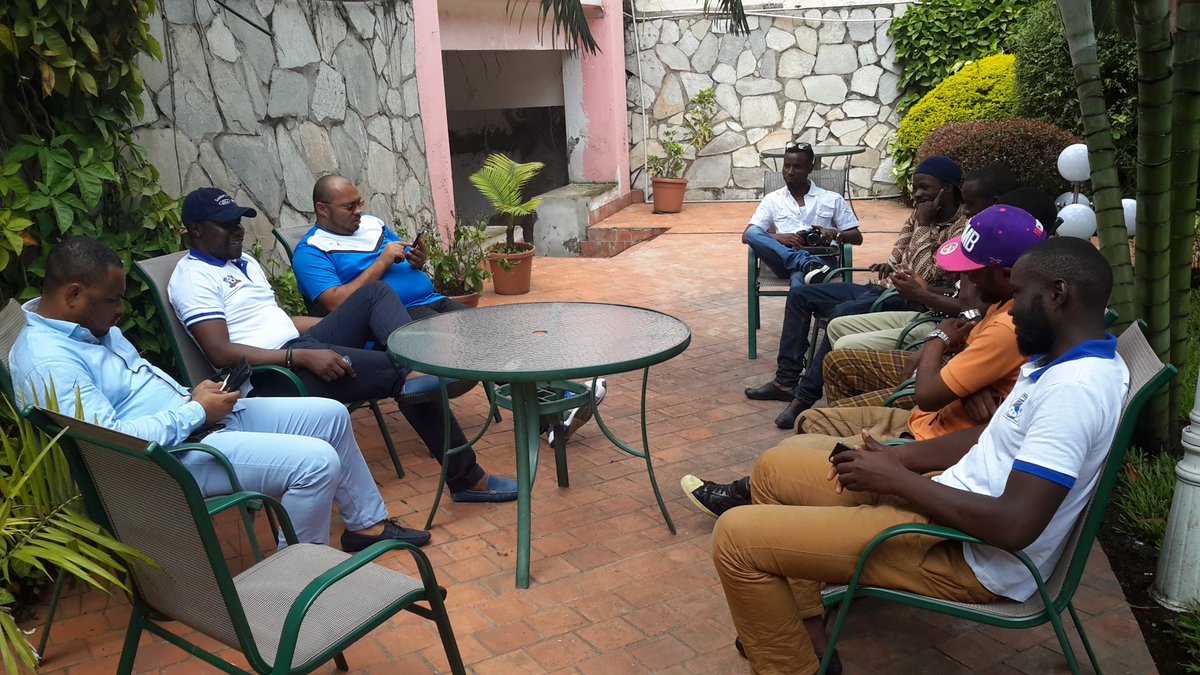 FeruziAbdu's tweet photo. With #JosuéMufula @SayCongo discussing some upcoming project @Muyumba @sudybe @GlobalShapers @GomaShapers @YGLvoices https://t.co/3tm3IX0DwI