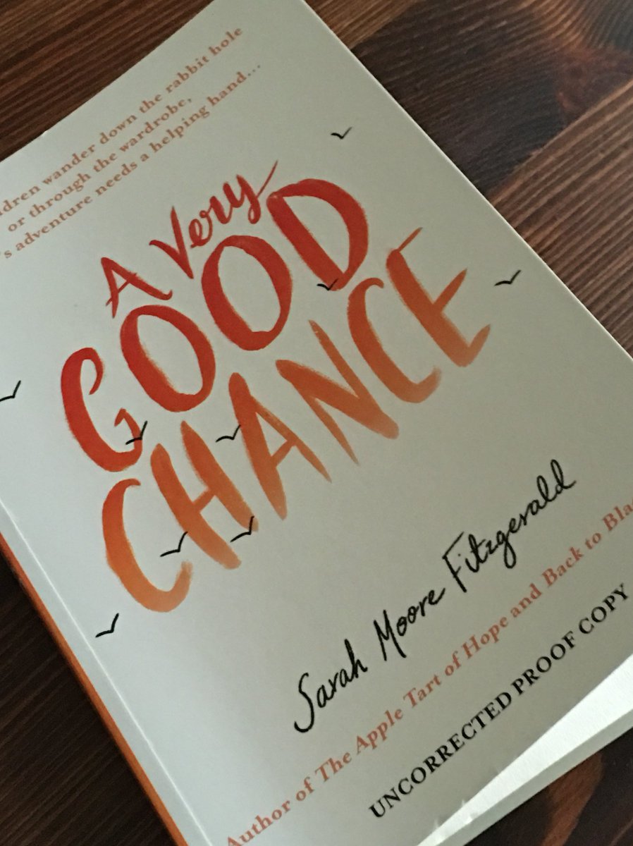 SMooreFitz's tweet photo. My new novel 'a very good chance' is out in Sept. Enter draw to get free advance copy now by retweeting this! https://t.co/sDB6FdkZGG