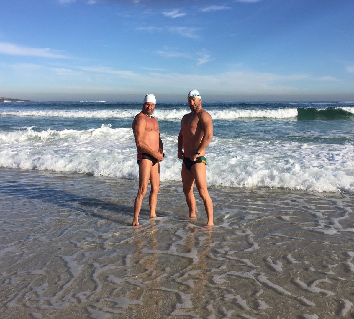 Strammie's tweet photo. .@speedoSA models @rambarkai #campsbay #WETraining #hotchocolatesunday https://t.co/d0R644B5WZ
