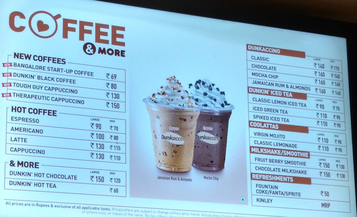 Dunkin Donuts Milkshake Menu: Discover Delicious Flavors Today