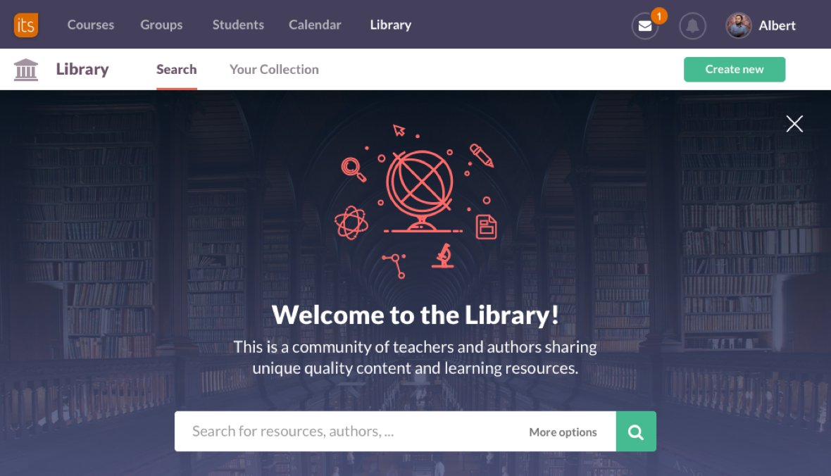 itslearning's tweet photo. Use the library to share your work with colleagues, community or the world! #aBetterClass https://t.co/mmX6alX6VA https://t.co/afw3AtbgjT