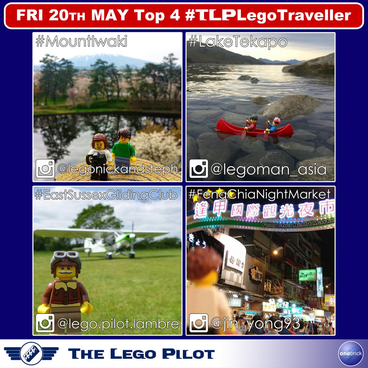 theLegoPilot's tweet photo. Here's the 35th #TLPfriday for the week ending on 20th May 2016, the top 4 #TLPLegoTraveller shots!! #Travel #photo https://t.co/5LEFTjSsZp