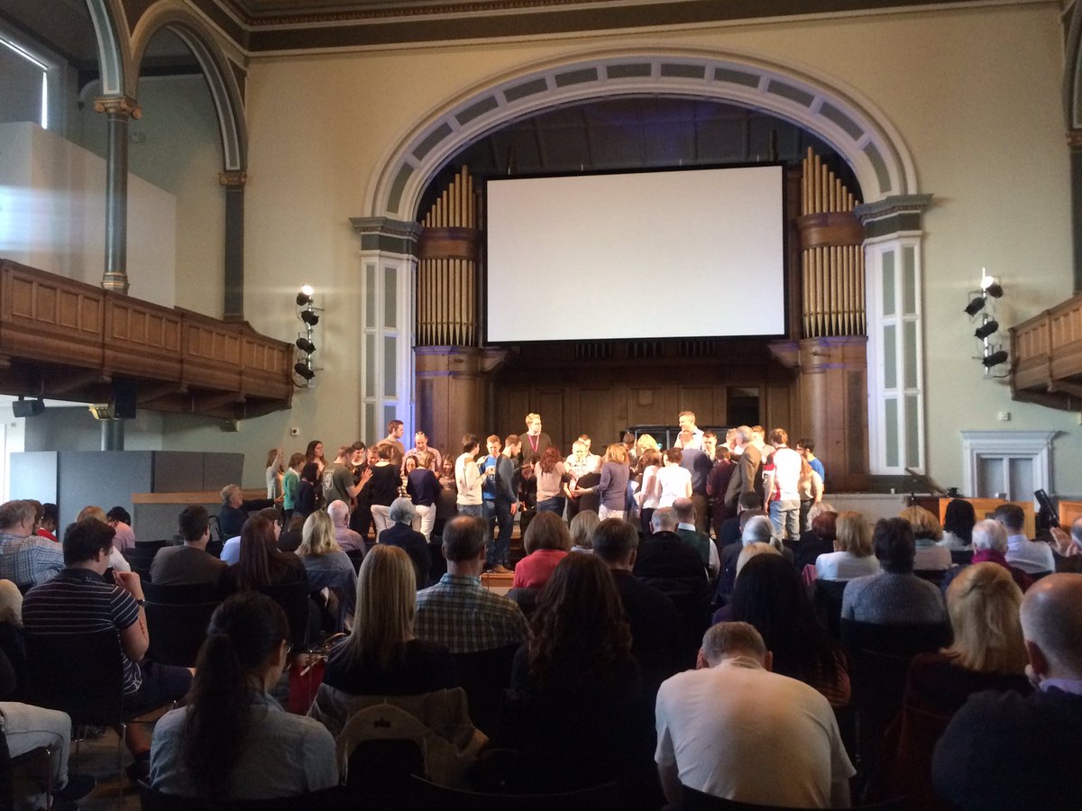 centralstudent_'s tweet image. Commissioning Oxgangs Community Church. Great to see former students @Aaronelder5 and @amylminnis leading this!