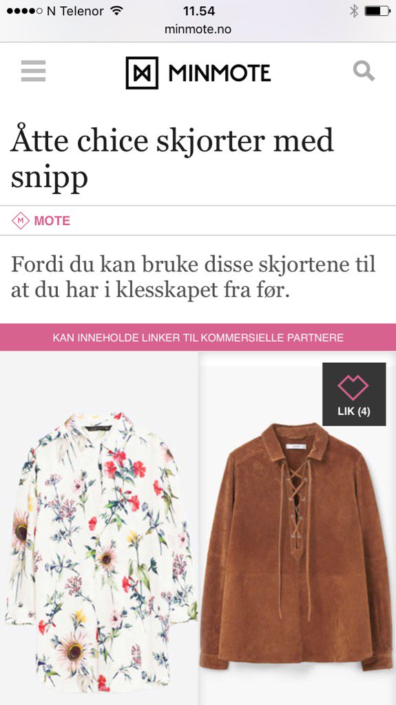 Føler meg 4000 år gammel: hvordan uttales 'chice'? Hva betyr det? Og passer disse snøre-skjortene virkelig til ALT?