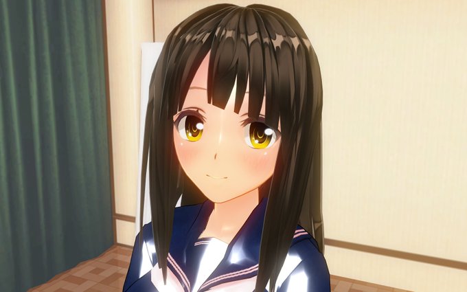 【カスタムメイド3D2】
こういう髪型ほんと好き

#カスタムメイド3D2 #CM3D2 