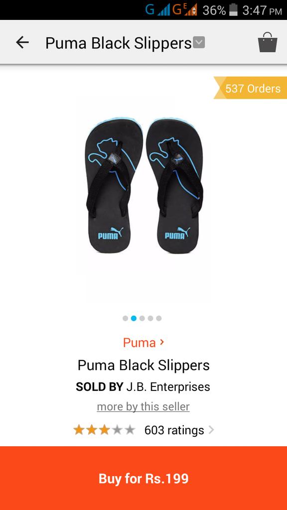 puma sandals paytm
