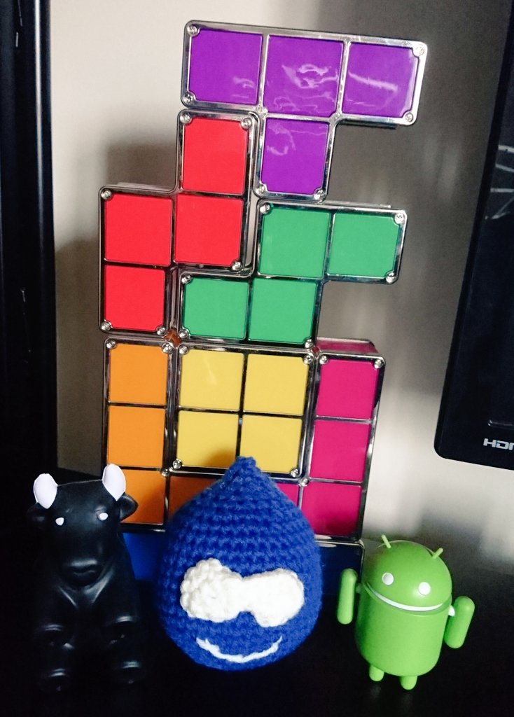 littlepixiez's tweet photo. @ibluebag Thank you! ๐ Look who the #drupalicon is sat next to #ansibull ๐๐ฎ https://t.co/JfdE3XmyZo