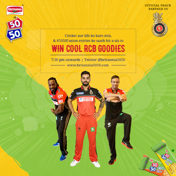 Britannia5050's tweet photo. Try kuch doosra on a Sunday to make it a funday with #5050Fusion. RT &amp; join us from 7:30 pm onwards to WIN! https://t.co/aYeFQZ9FFw