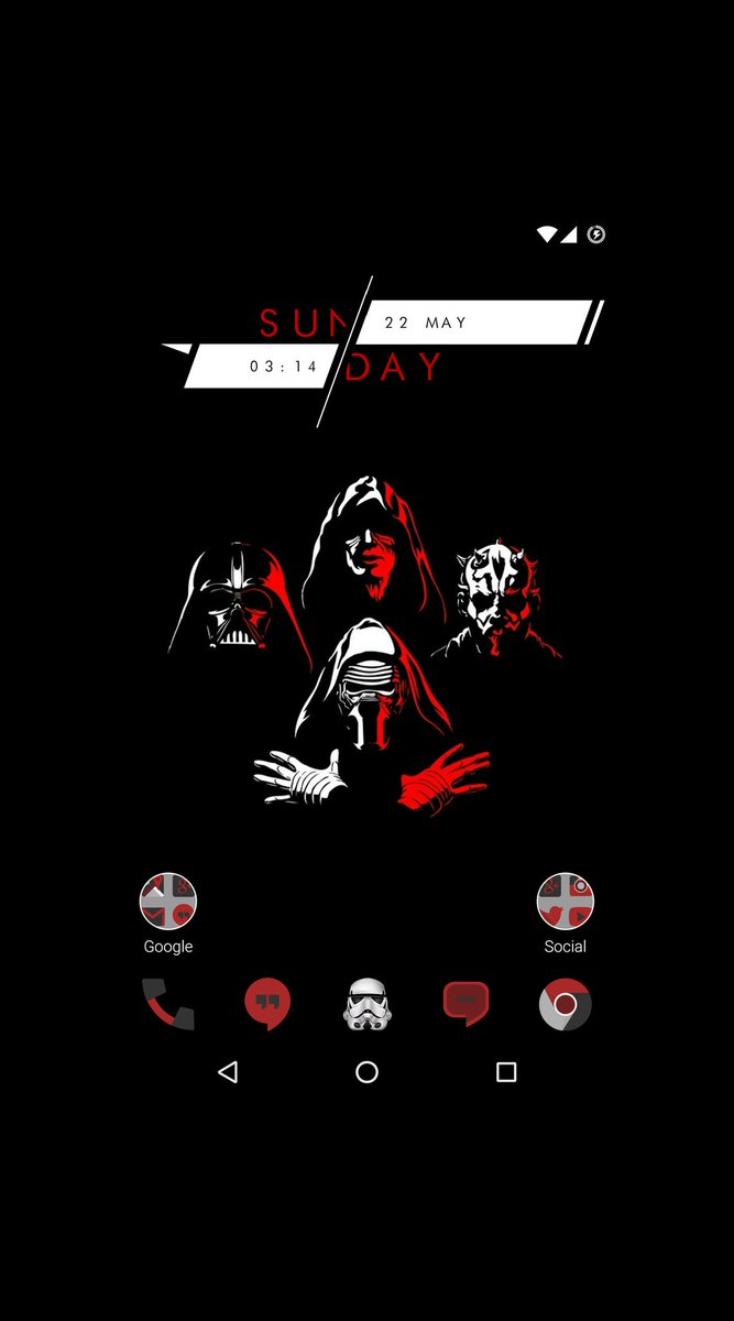 Jayesh_c37's tweet image. @EzTech231 #WeekendSetup Dark Side Awesome icons By @RootJunky