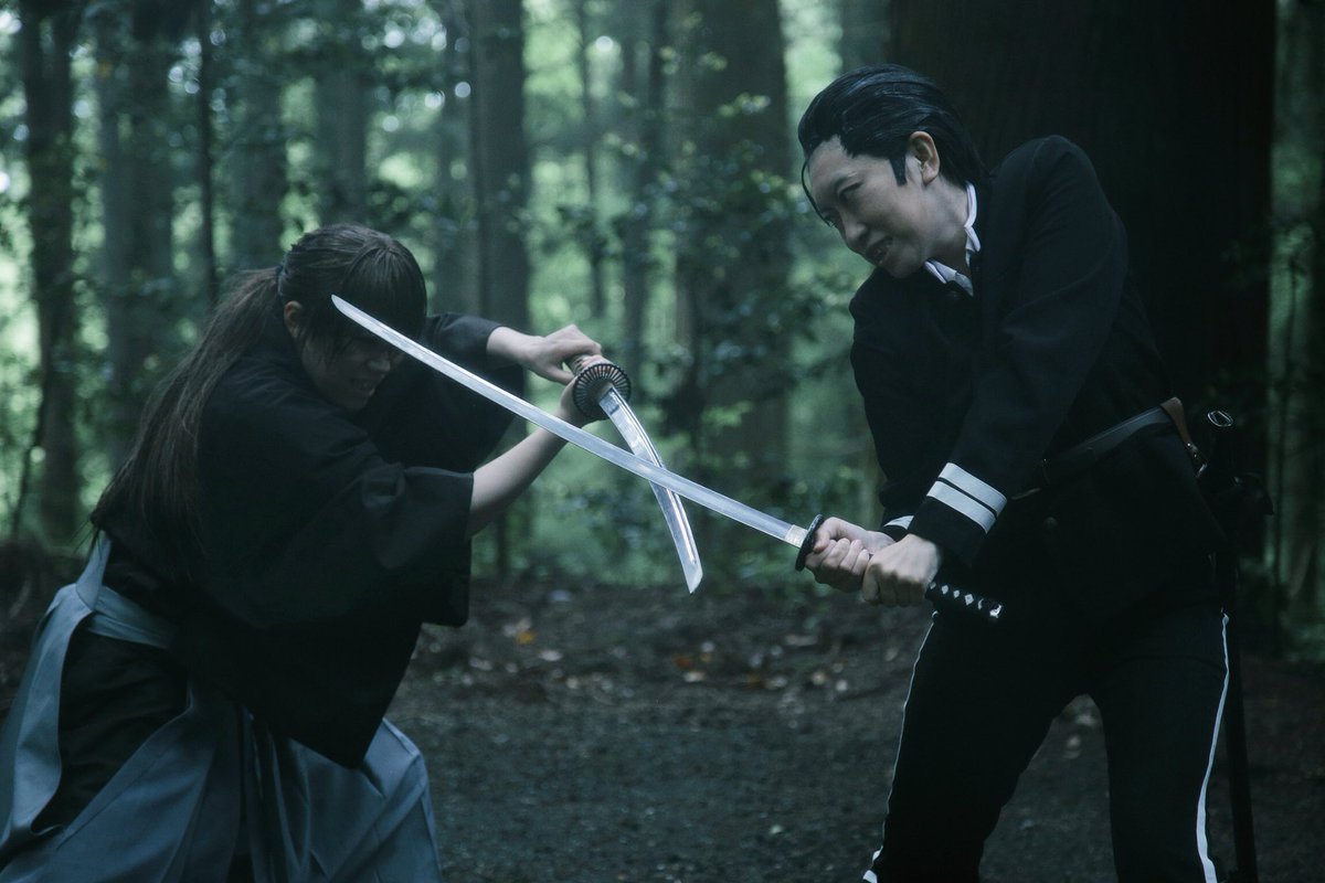 アヲイ るろうに剣心 実写映画 己に向いた刃は やがて お前を苦しめることになるぞ 緋村剣心 しのださん 斎藤一 アヲイ 撮影 Asakime さん