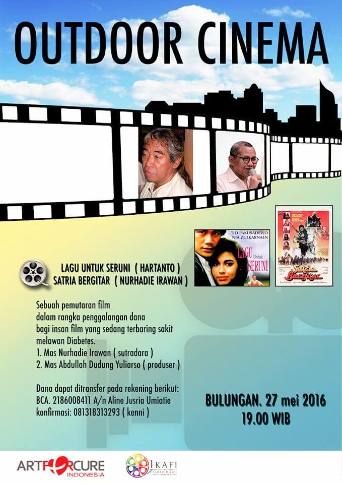 #FILMscreening  #BanggaFilmIndonesia 
 27052016●Friday START.7PM at Bulungan BlokM jaksel <a href="/artforcure_id/">ArtForCure</a> <a href="/ikafi_ikj/">IKAFI</a>