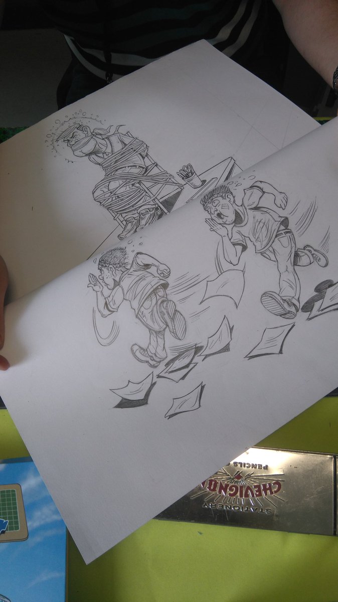 RayonVert_BD's tweet photo. Dessin de Rรฉgis Bronner #BD #festivalbd #Lerayonvert #Lerayonvert2016 #centresaintmichel #Volkrange #Thionville https://t.co/5pWbYn7GU2
