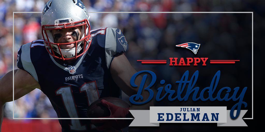 Happy Birthday @Edelman11! https://t.co/h2LNqgnl8E - Football - New ...