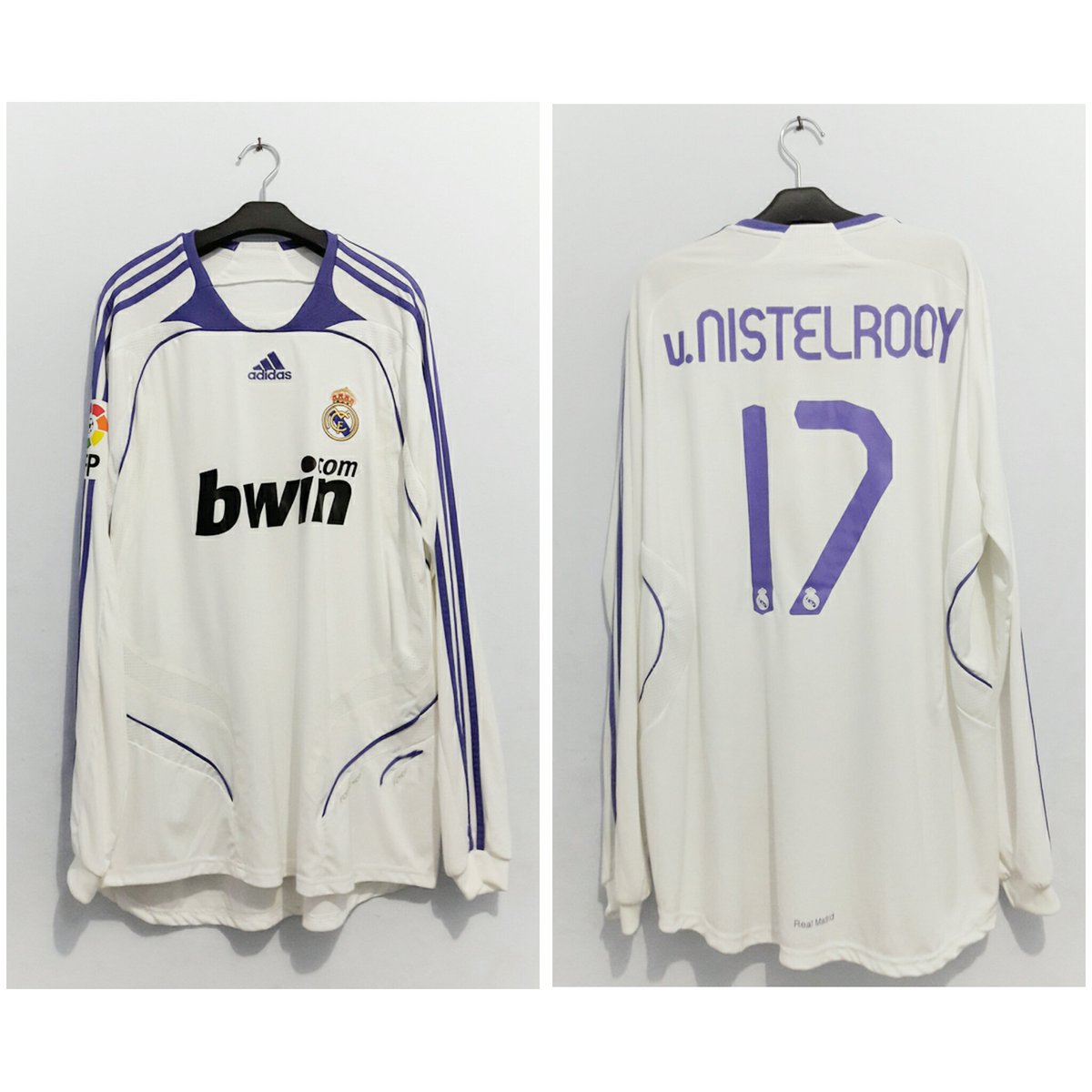 #Jersey4sale #870 Real madrid 0708 LS Formo size XL, 2000k, 085727779495 @crossing_jersey <a href="/SNPJerseyOri/">SNP Jersey Original</a>