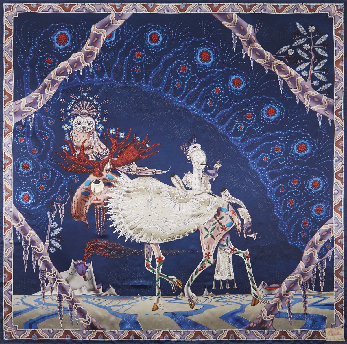 • <a href="/KlausHaapaniemi/">Klaus Haapaniemi</a> | Polar Byzantine 'Chapter 2’ Silk Scarves &amp; Moooi Rugs • By <a href="/Moooicarpets/">Moooi Carpets</a>